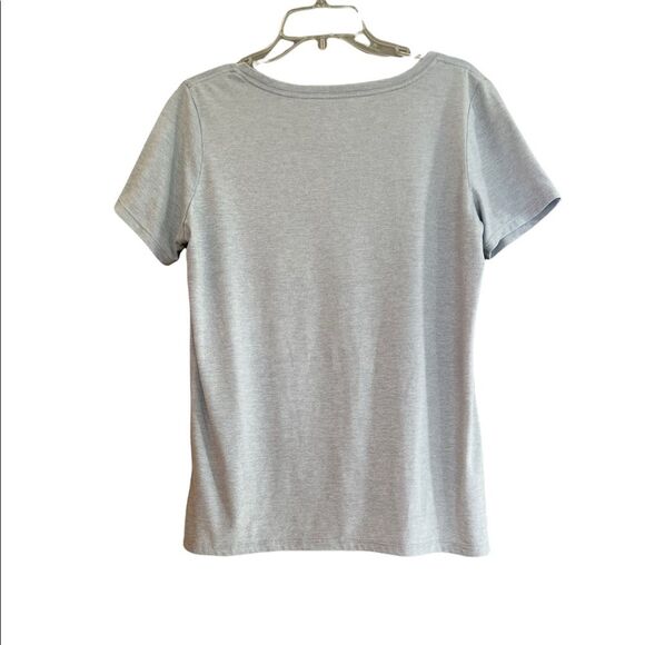 Nike Dry-Fit Golf Athletic Short Sleeve Gray Sport Tee Size L - Picture 2 of 7